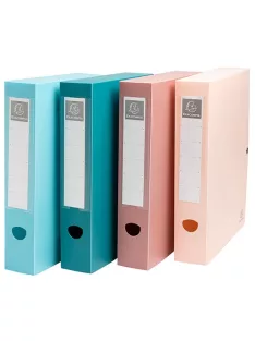   Exacompta Füzetbox PP Exacompta Skandi A/4 60 mm gerinccel patentos vegyes színek