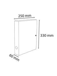   Exacompta Füzetbox PP Exacompta Skandi A/4 60 mm gerinccel patentos vegyes színek