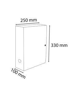   Exacompta Füzetbox PP Exacompta Skandi A/4 80 mm gerinccel patentos vegyes színek
