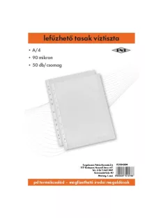   PD Office Lefűzhető tasak pd A/4 90 mic. víztiszta 50 db/csomag