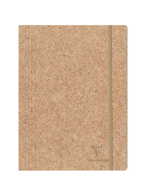 Clairefontaine Gumis mappa Clairefontaine Jeans & Cocoa 24x32 cm, Cocoa