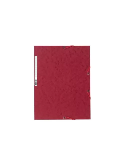 Exacompta Gumis mappa karton Exacompta prespán A/4 cseresznyepiros