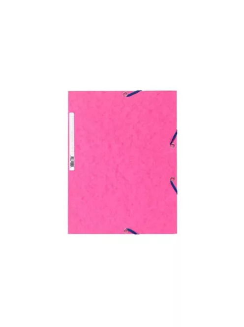 Exacompta Gumis mappa karton Exacompta prespán A/4 rózsaszín