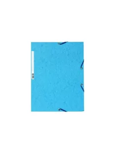 Exacompta Gumis mappa karton Exacompta prespán A/4 türkiz