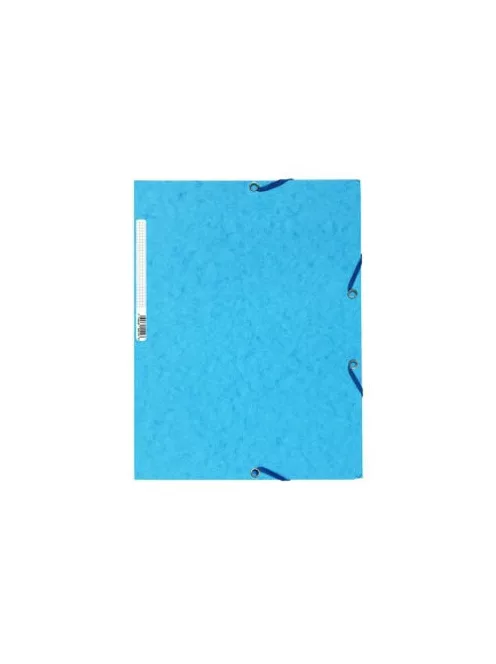 Exacompta Gumis mappa karton Exacompta prespán A/4 türkiz