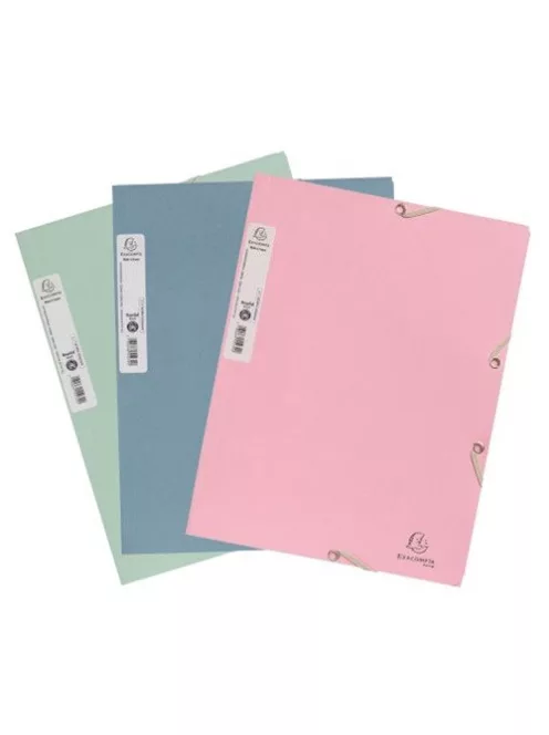 Exacompta Gumis mappa karton Exacompta Autentik A/4 vegyes színek