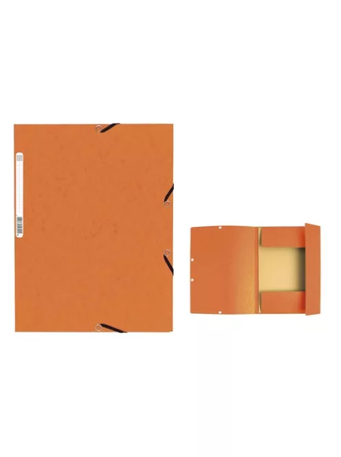Exacompta Gumis mappa karton Exacompta A/4 355g narancssárga