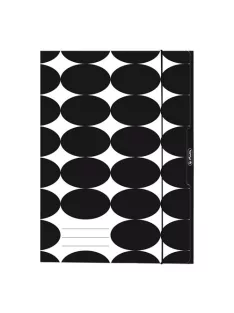 Herlitz Gumis mappa Herlitz Just Black A/4