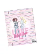 Online Gumis mappa Online Barbie A/4 karton Malibu, Pink vegyes