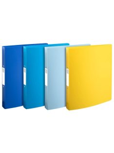   Exacompta Gyűrűs könyv Exacompta Bee Blue A/4 2 gyűrűs 40 mm gerinccel vegyes színek