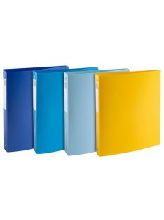   Exacompta Gyűrűs könyv Exacompta Bee Blue A/4 4 gyűrűs 40 mm gerinccel vegyes színek