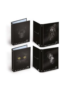   Pigna Gyűrűs könyv Pigna Monocromo Black A/4 4 gyűrűs 40 mm gerinccel