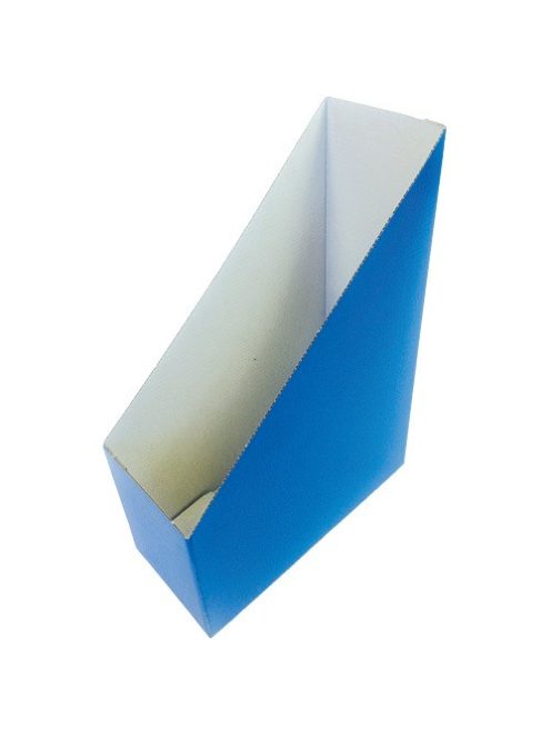 Noname Iratpapucs A/4 hajtogatós 8 cm gerinccel  kék