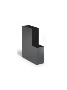   Durable Iratpapucs műanyag Durable Cubo 32x25.5 cm 8.5 cm gerinccel fekete