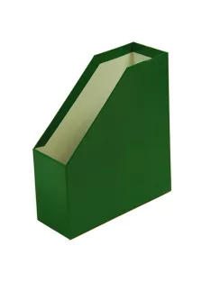   PD Office Iratpapucs pd karton merev falú A/4 9 cm gerinccel fóliás zöld