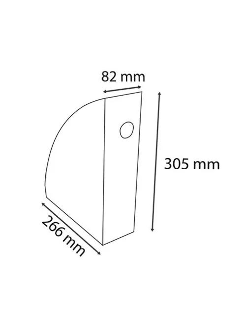 Exacompta Iratpapucs műanyag Exacompta Mag-Cube Skandi világoskék