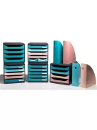 Exacompta Iratpapucs műanyag Exacompta Mag-Cube Skandi világoskék