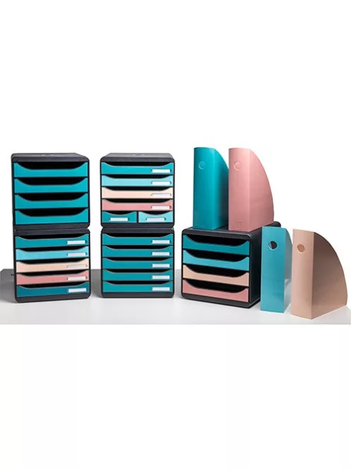 Exacompta Iratpapucs műanyag Exacompta Mag-Cube Skandi világoskék