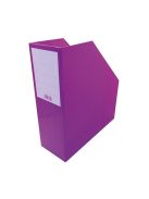PD Office Iratpapucs pd karton merev falú A/4 9 cm gerinccel fóliás lila