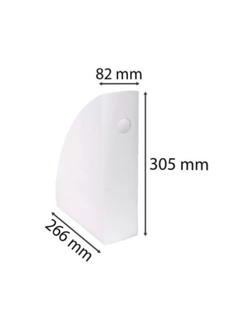 Exacompta Iratpapucs műanyag Exacompta Mag-Cube Autentik fehér