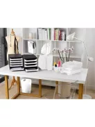 Exacompta Iratpapucs műanyag Exacompta Mag-Cube Autentik fehér