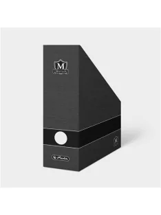   Herlitz Iratpapucs karton összehajtható Herlitz Montana A/4 11 cm gerinccel fekete