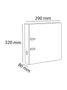 Exacompta Iratrendező Exacompta Autentik Prem'Touch A/4 80 mm gerinccel vegyes színek