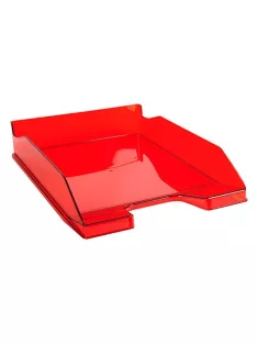   Exacompta Irattálca műanyag Exacompta Combo Midi A/4+ fényes áttetsző kárminvörös