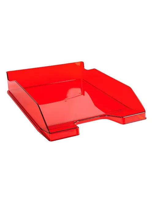 Exacompta Irattálca műanyag Exacompta Combo Midi A/4+ fényes áttetsző kárminvörös