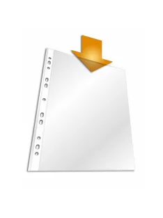   Durable Lefűzhető tasak Durable A/4 50 mic. víztiszta karton dobozban 100 db/csomag