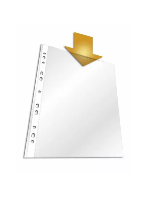 Durable Lefűzhető tasak Durable A/4 45 mic. narancsos