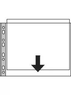   Esselte Lefűzhető tasak Esselte A/3 (speciális méretű) 85 mic. narancsos 55230