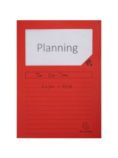   Exacompta Pólyás iratgyűjtő Exacompta A/4 120g piros ablakos