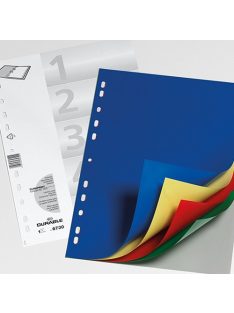 Durable Elválasztólap PP Durable A/4 5 részes színes
