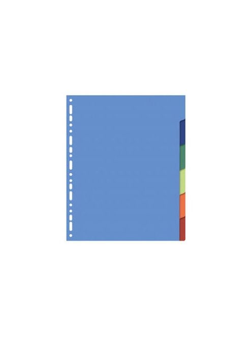 Exacompta Elválasztólap karton Exacompta A/4 6 részes színes 170 g