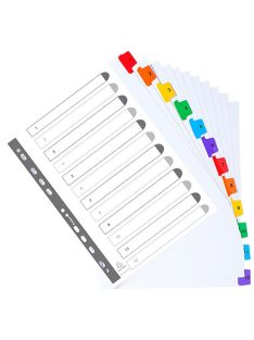   Exacompta Regiszter karton Exacompta A/4 MAXI 1-12-ig laminált fülekkel