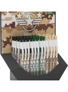 Ico Golyóstoll Ico Military 0,8 mm kék vegyes minták