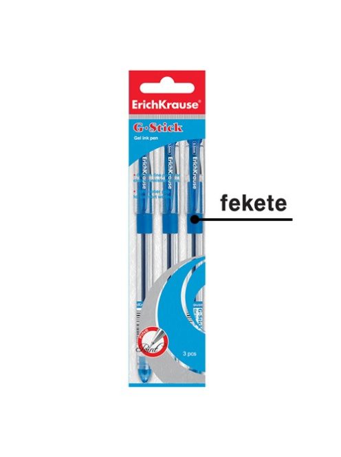 ErichKrause Zselés toll ErichKrause G-Stick 0,5 mm fekete  eldobható