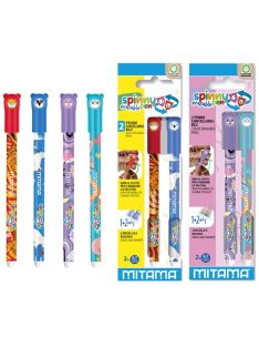   Mitama Golyóstoll Mitama Spinny hangulat toll változó emojival, 2db-os klt.