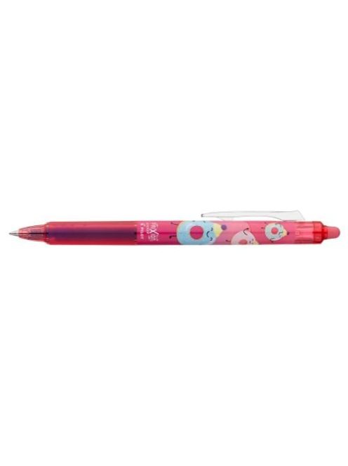 Pilot Roller Pilot Frixion Clicker Fancy 0.7 mm Coral pink kék írás