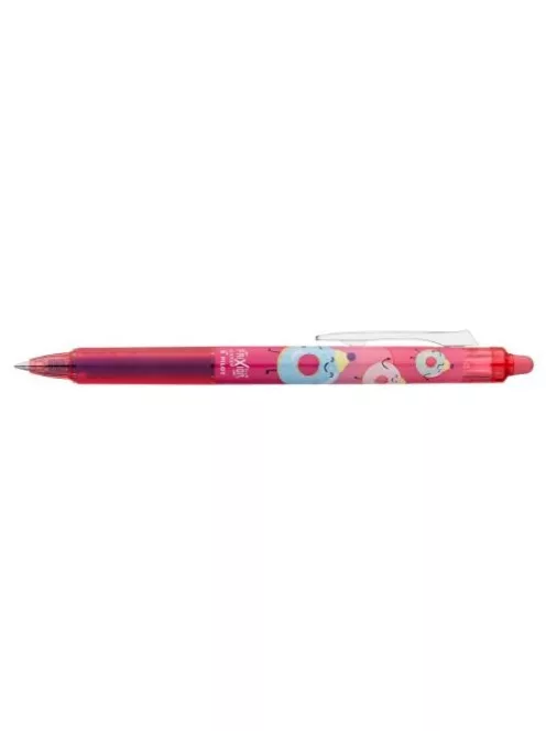 Pilot Roller Pilot Frixion Clicker Fancy 0.7 mm Coral pink kék írás radírozható