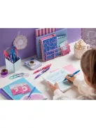 Pilot Roller Pilot Frixion Clicker Fancy 0.7 mm Coral pink kék írás radírozható