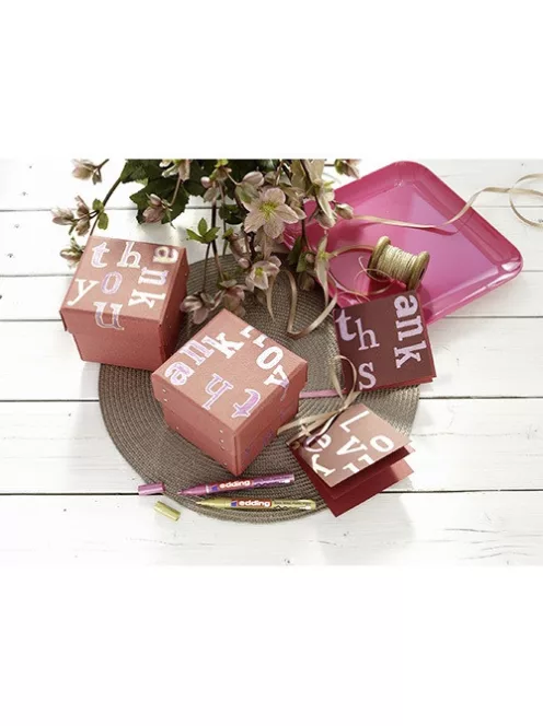 Edding Lakkmarker Edding 751 metál rózsaszín