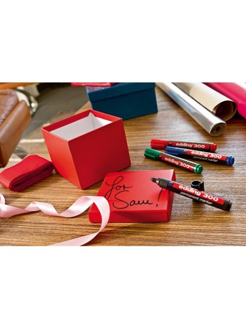 Edding Marker Edding 300 permanent piros