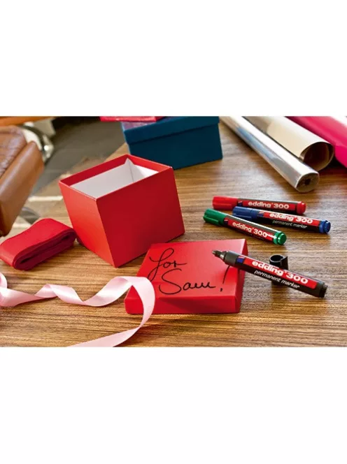 Edding Marker Edding 300 permanent piros