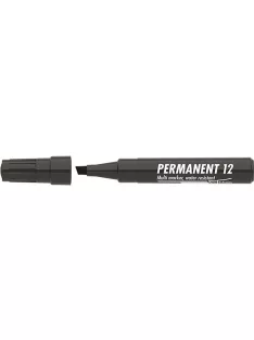 Ico Marker Permanent 12 vágott fekete