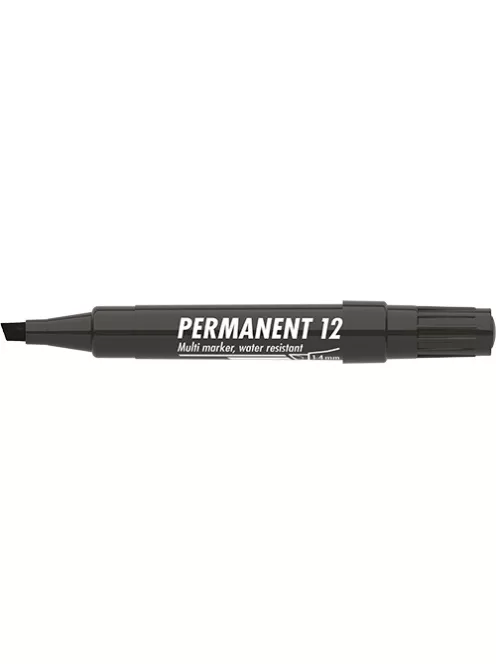 Ico Marker Permanent 12 vágott fekete