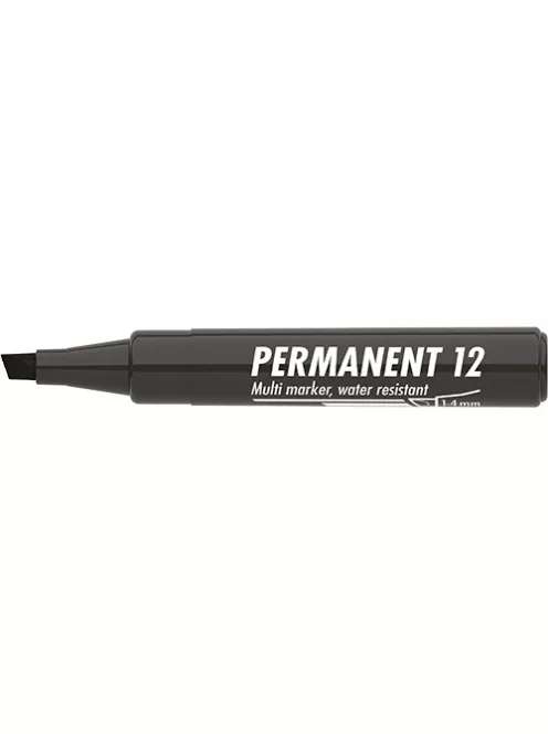 Ico Marker Permanent 12 vágott fekete