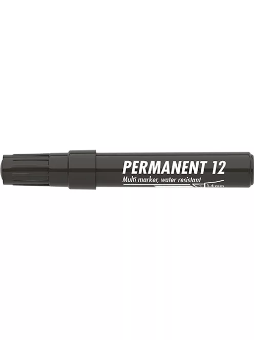 Ico Marker Permanent 12 vágott fekete