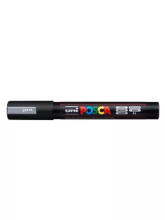 UNI Marker Uni dekor Posca PC-5M ezüst 1,8-2,5 mm